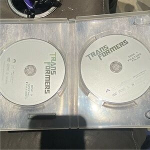 Transformers DVD Movie Set - Silver Discs